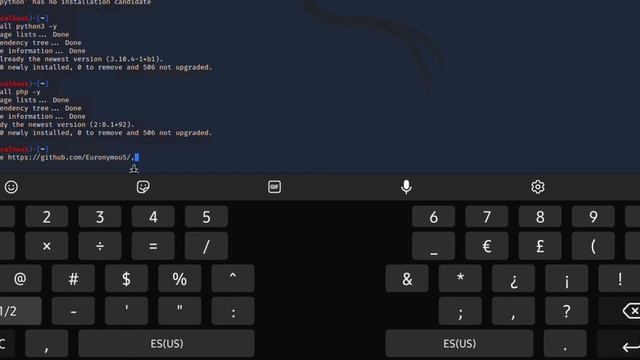 instalación Doxxer-toolkit en kali linux Nethunter. смотреть онлайн