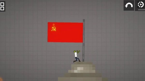 Soviet union collapsing in melon playground
