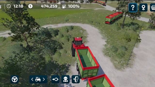 SELLING SOYBEAN | Farming Simulator 23 | Fs 23 | AmberStone Map | Timelapse смотреть онлайн