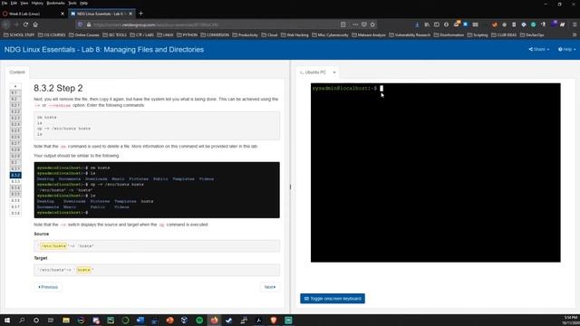 NDG Linux Essentials Module 8 - Managing Files and Directories смотреть онлайн