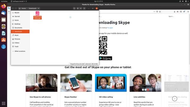 How to install Skype on Ubuntu 20.04 смотреть онлайн