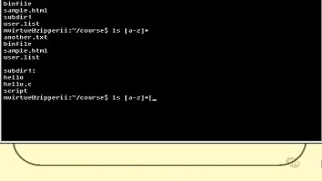 Linux and Unix Basics : Wildcards Part 2 смотреть онлайн