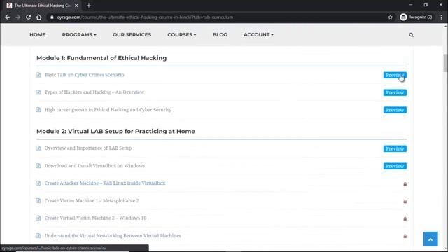 How to get demo of Ethical hacking course in Hindi Online смотреть онлайн