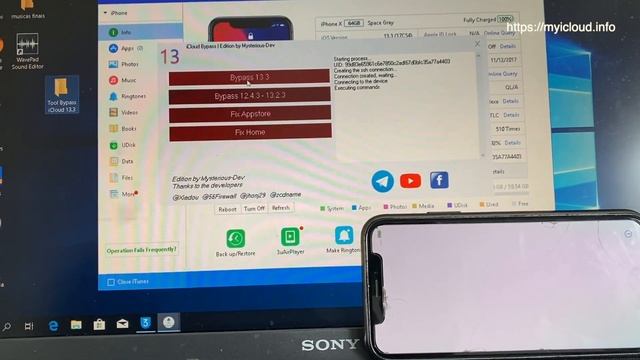 icloud bypass windows software iOS12.4.3 - iOS13.3 смотреть онлайн