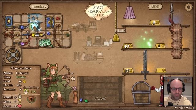 Maybe this game can fix my brain (Backpack Battles) смотреть онлайн