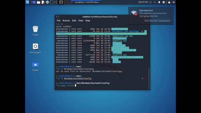 Hack Winows 11 User Password with Kali Linux смотреть онлайн