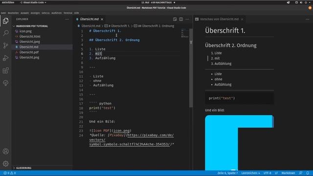 Tools - Visual Studio Code - Erweiterung: Markdown PDF смотреть онлайн