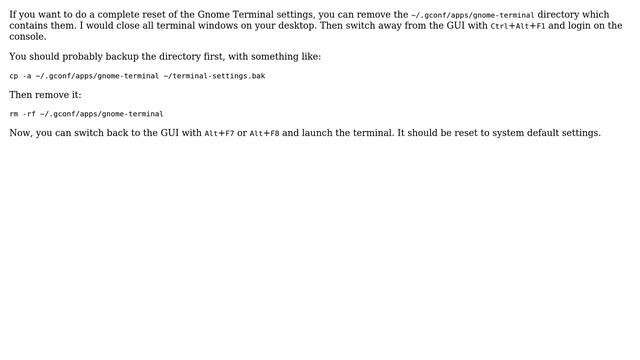 Ubuntu: How to reset the terminal properties and preferences? (6 Solutions!) смотреть онлайн