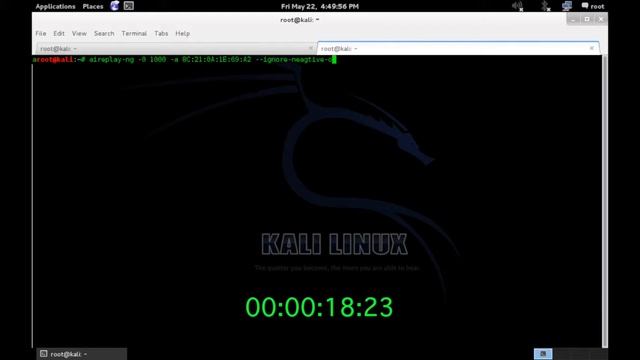 Perform DoS Router Attack in 23 seconds Kali Linux смотреть онлайн