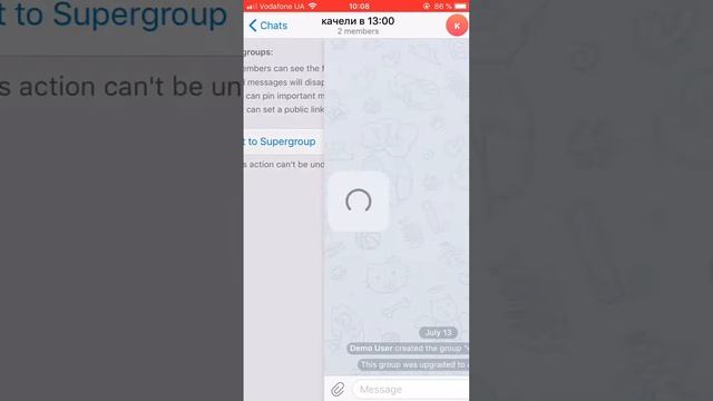 Как создавать Telegram-чат на iOS смотреть онлайн