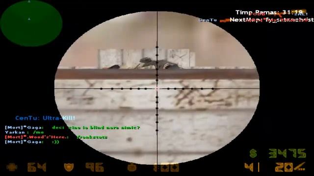 Counter Strike : AWP Tutorial 2 (7 Kills on Public Server) смотреть онлайн