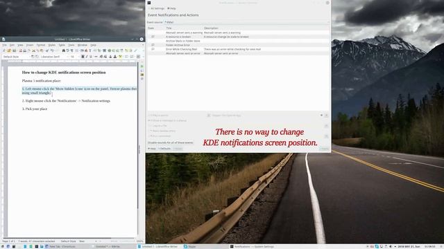 How to change KDE notifications screen position смотреть онлайн
