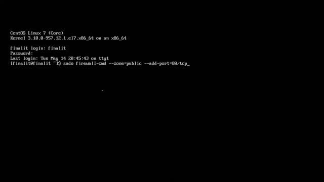 How to open a firewall port in CentOS 7 смотреть онлайн