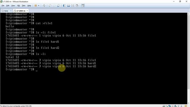 60-Linux Hard Links demo | Linux Tutorial | Linux Commands | Linux for Beginners смотреть онлайн