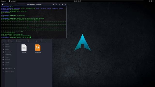 Kali Linux : Encryption & Decryption With Kali | How to Generate privateKey & publicKey |coding mes смотреть онлайн