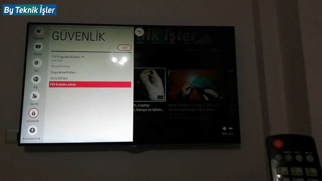 Lg WebOs tv şifre Sıfırlama - LG TV WebOS Safety Settings and PIN Master Reset смотреть онлайн