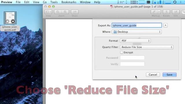 How to Reduce the File Size of PDF Documents with Preview in Mac OS X смотреть онлайн