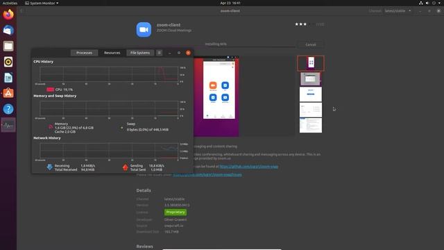 Installing Zoom on Ubuntu смотреть онлайн