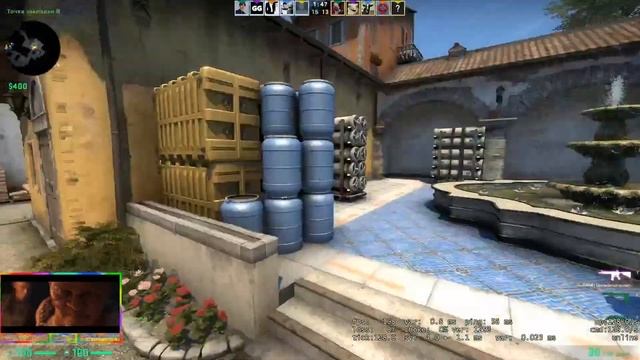 Играем в CS GO на Faceit premium(delay) смотреть онлайн