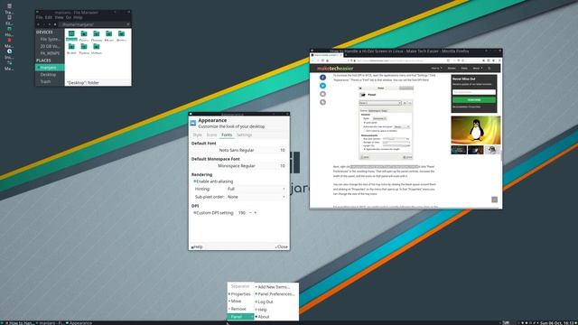Skalowanie UI w Manjaro Linux смотреть онлайн
