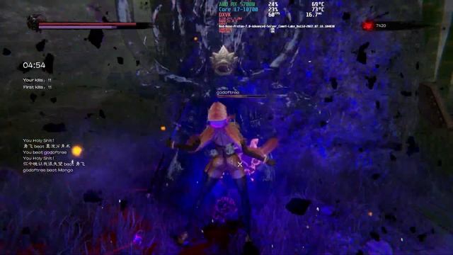 Bloody Spell On Linux - Survival Mode - Training - Kills = 90 - (Skin:Ingrid from Hell Night) смотреть онлайн
