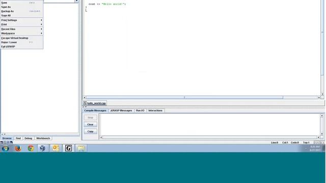 COP2334 - C++ Home environment setup - JGrasp on Windows and g++ on Linux смотреть онлайн