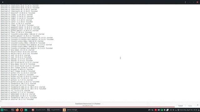 [Manjaro] Doing 2020-04-18 Stable update with Pamac GTK ("nss: [...] already exists in filesystem") смотреть онлайн