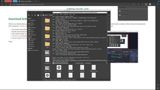 Orbiter 2016 in Linux: Orbiter Linux Bundle смотреть онлайн