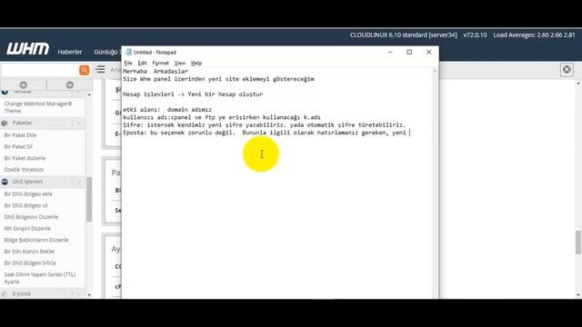 Whm Panel Üzerinden Hosting Hesabı Oluşturma смотреть онлайн