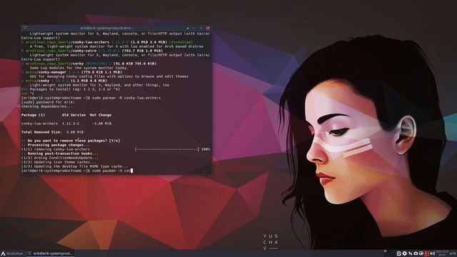 ArcoLinux : 3769 conky - conky-lua-archers is no longer on AUR - testing a replacment - corky смотреть онлайн
