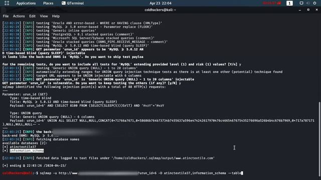 sqlmap kali linux eğitimi. sqlmap kali linux tutorial. смотреть онлайн