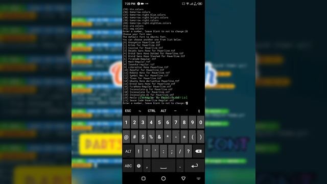 OhMyZsh Termux 2020 COLOR - FONT смотреть онлайн