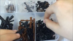 Обзор на всё моё оружие для минифигурок Lego