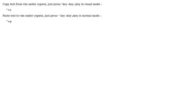 How to copy and paste between cygwin's vi/emacs and windows clipboard? (4 Solutions!!) смотреть онлайн