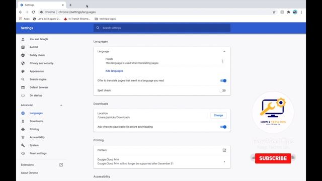 Google Tutorial - How to Change Language in Google Chrome To Any Language (2020) смотреть онлайн