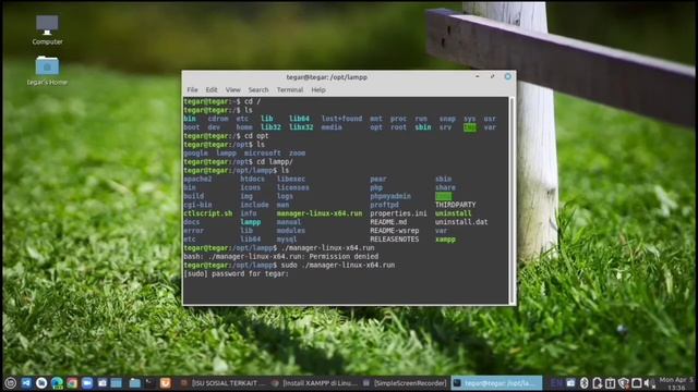 Buat launcer/shorcut XAMPP di linux mint | How to create launcher XAMPP linux mint смотреть онлайн