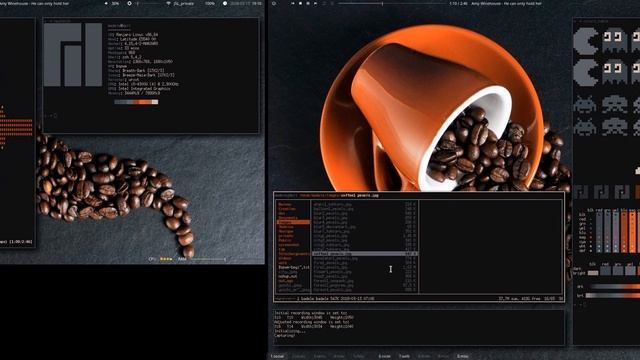 bspwm + polybar + urxvt + rancher + pywal + termpalette + ncmpcpp смотреть онлайн