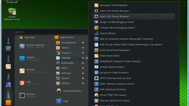 Manjaro Linux KDE 0.8.6 Presentation смотреть онлайн