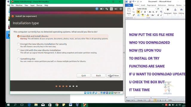 Install ubantu in virtual box in window 10 смотреть онлайн