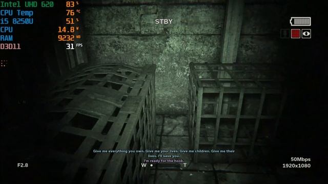 Outlast 2 Test on Intel UHD 620 смотреть онлайн