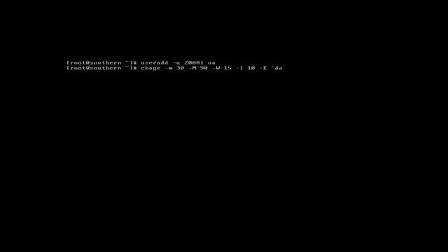 Linux change user password expiry information смотреть онлайн