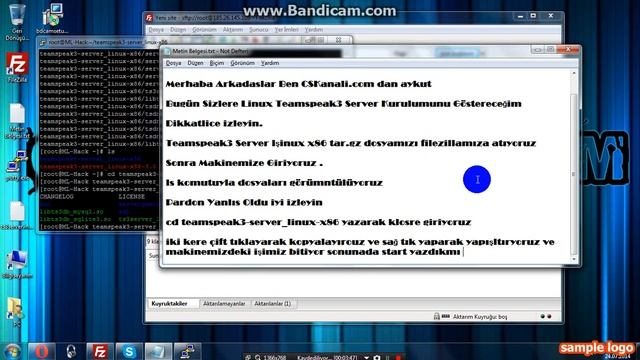 Linux Teamspeak3 Server Kurulumu CSKanali.com смотреть онлайн
