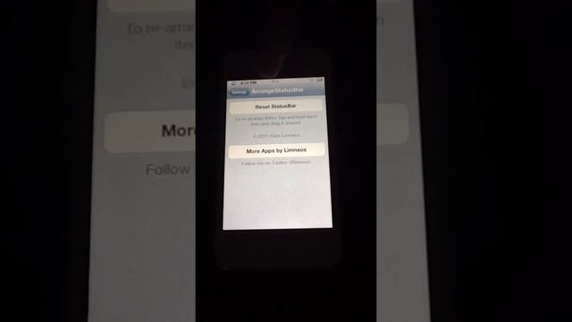 Tweak of the week. Week 12. Arrange status bar. смотреть онлайн