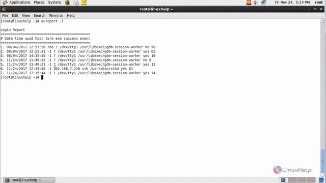How to use Aureport command on Linux смотреть онлайн