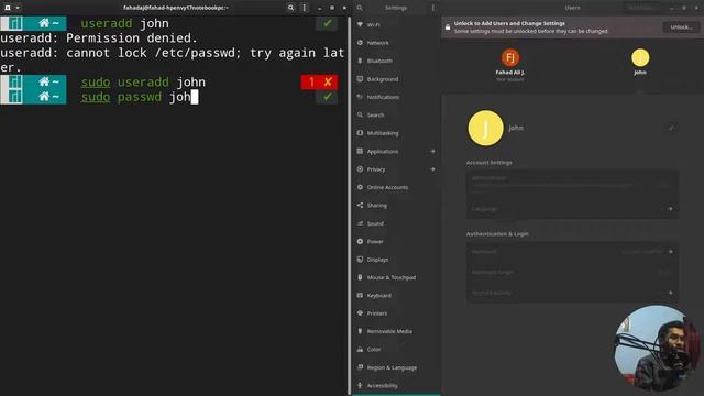 How to add and delete user accounts in Manjaro Linux #30 смотреть онлайн