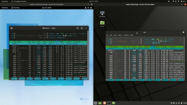 Fedora 36 vs LMDE 5: RAM смотреть онлайн