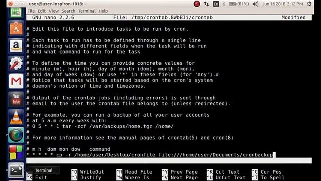crontab in Linux -by sandeep kadu смотреть онлайн