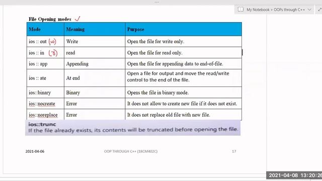 08-04-2021 C++ File Handling смотреть онлайн