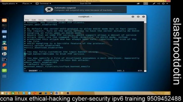 FTP Server Configuration on Kali Linux