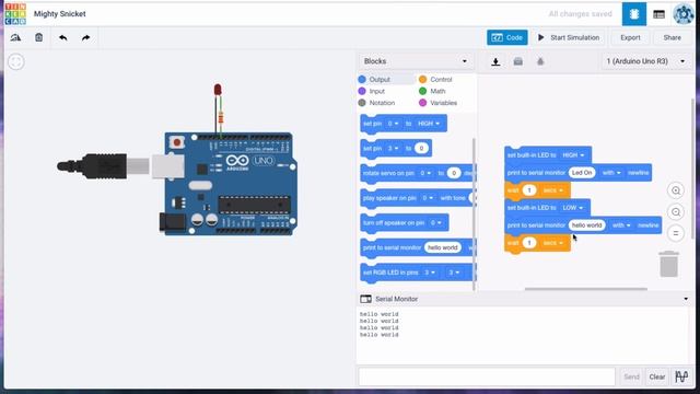 Arduino Hello World in Tinkercad and the Arduino Desktop IDE - 30 Days to Arduino смотреть онлайн